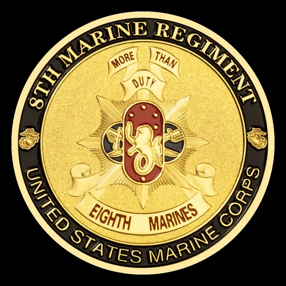 Сувенирные монеты Корпуса морской пехоты США 8-й полк креативный подарок