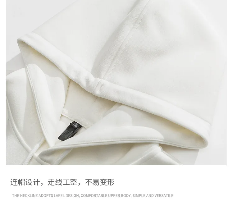 Толстовка мужская оверсайз в стиле хип-хоп свитшот с принтом уличном пуловер