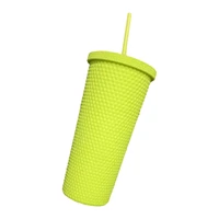 22oz tumbler cups 650ml tumbler with lid and straw leakproof drinking bottle reusable sippy cup water bottle for camping hiking