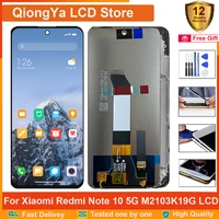 6 5 original display for xiaomi redmi note 10 5g lcd m2103k19g m2103k19c with frame lcd and touch screen digitizer assembly