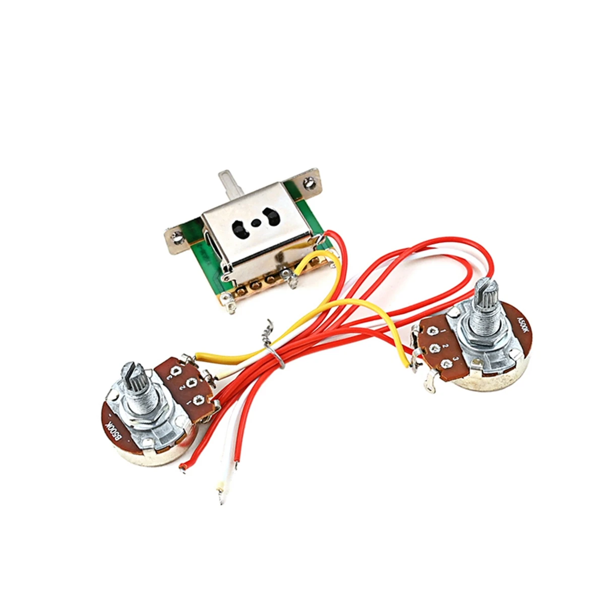 Жгут проводов для гитары с переключателем цветов громкости 1T1V A500K B500K