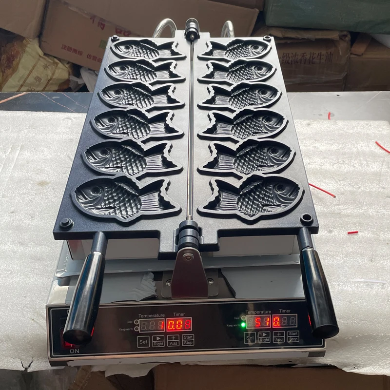 Вафельница с цифровым дисплеем 6 шт. 110 В 220