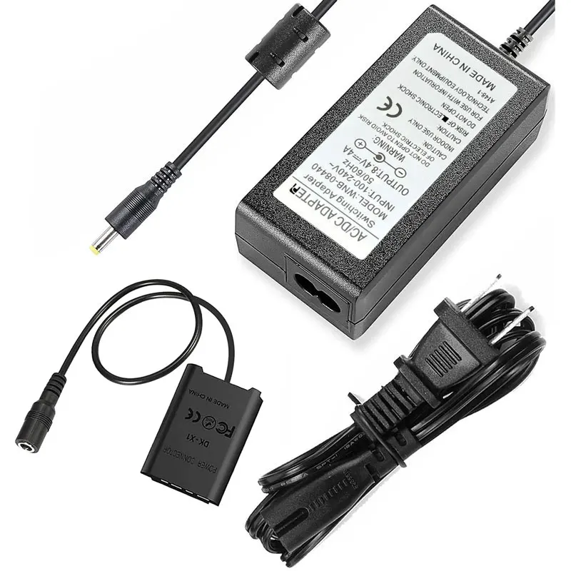 

Supply AC Adapter NP-BX1 DK-X1 DC Coupler Charger Kit for Sony Cybershot ZV1 DSC-RX1 RX1R, RX100 II III IV V VI VII Cameras.