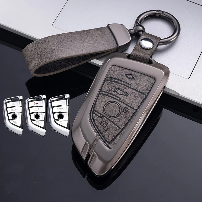 

Zinc Alloy Car Key Case Cover Fob Shell for BMW X1 X3 X4 X5 F15 X6 F16 G30 7 Series G11 F48 F39 520 525 G20 118i 218i 320i