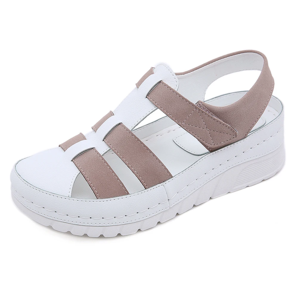 

Women Sport Sandals Wedge Hollow Out Comfortable Female Sandals Outdoor Cool Platform Shoes Ladies Beach Summer Shoes ks180