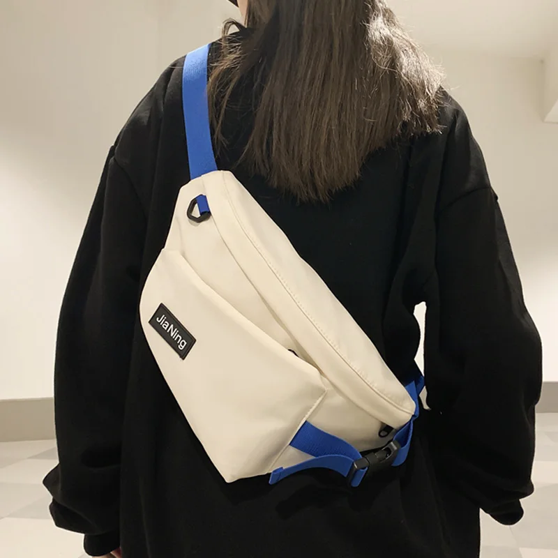 

Pack Bag Nylon Bag High New Chest Purse Sports Fanny Outdoor Waist Street Bags Trend Fashion Pack Quality Shoulder Belt Unisex