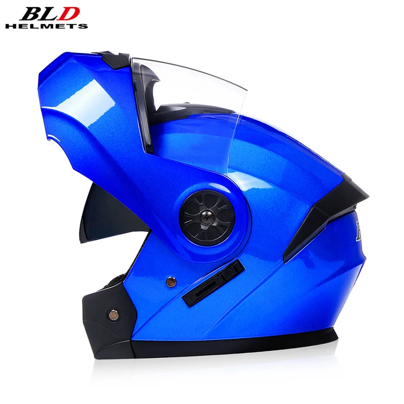 

Flip Up Motorcycle Helmet Modular Casco Bluetooth Casque Moto De Capacete DOT ECE Approved Racing Dual Lens Kask Helm Unisex