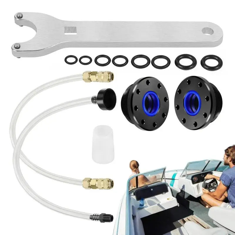 

Marine Retrofits Boat Front Mount Hydraulic Cylinder Seal Kit Hydraulic Steering Systems Bleed Kit For Seastar Accessories