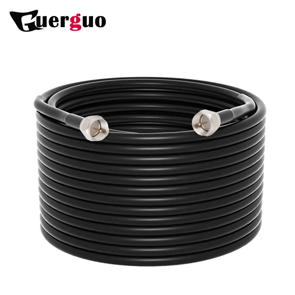 1pc F Male to F Male Plug RG58 PIgtail 50ohm Coaxial Cable F Plug TV Antenna Adapter RF Coaxial Extension Cord RF Pigtail Jumper