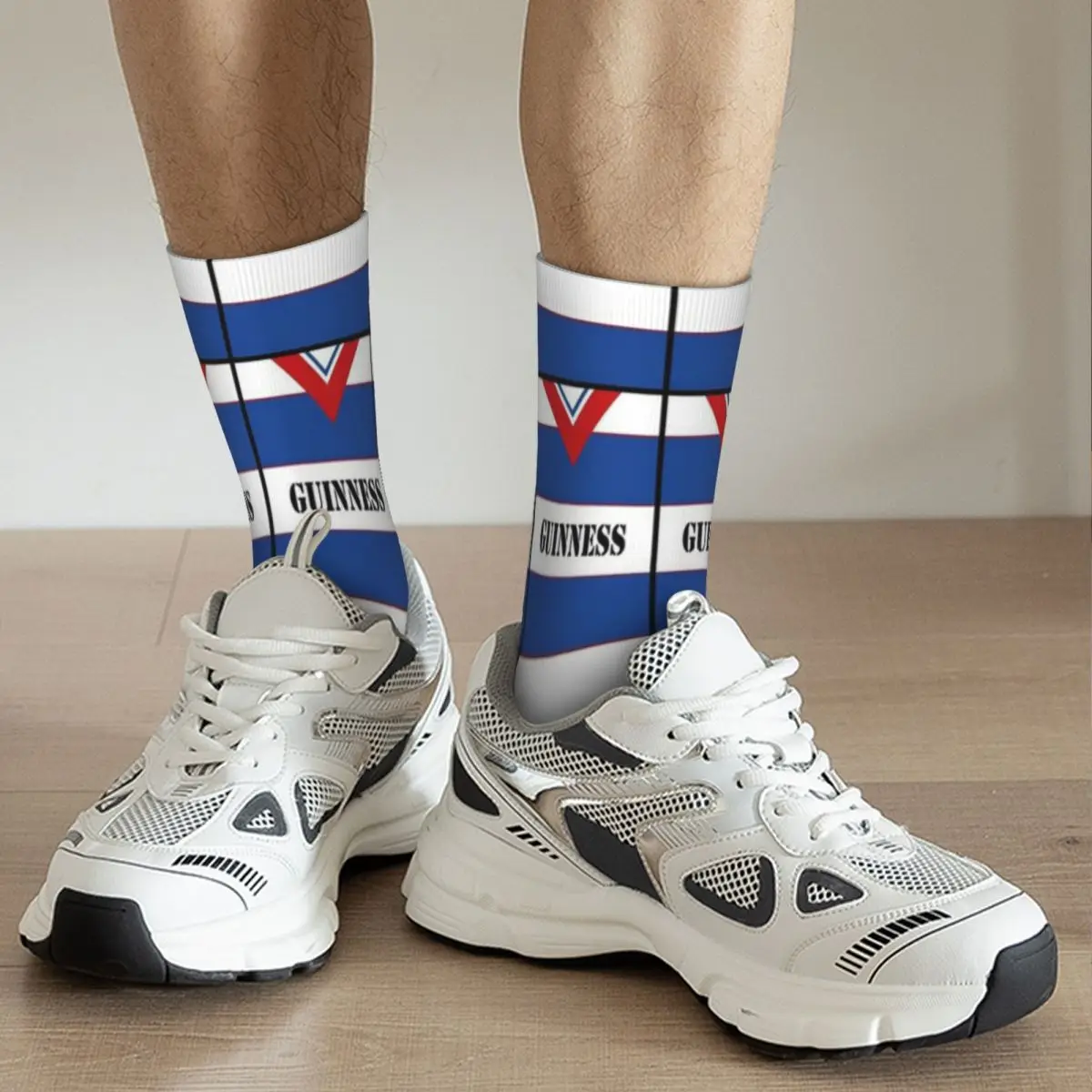 Qpr ретро пара взрослых средних носков для мужчин и женщин