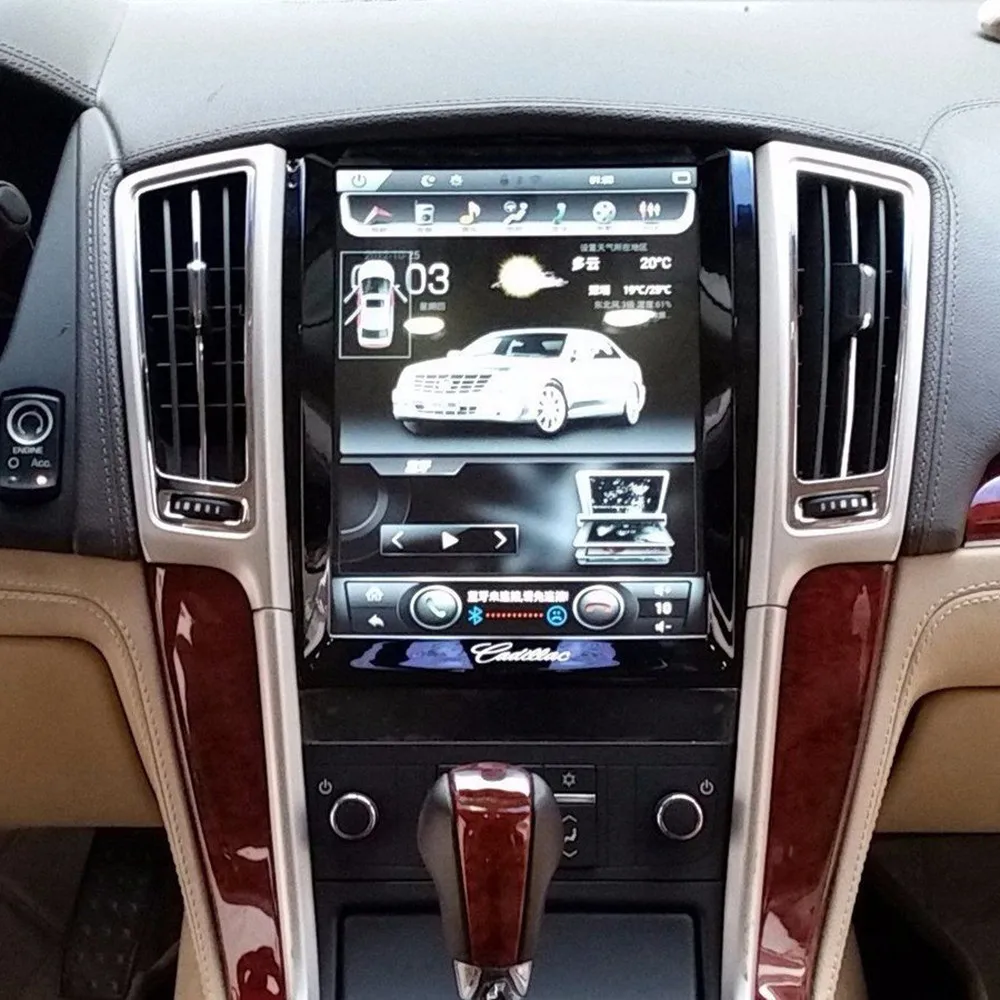 

Tesla screen For Cadillac SRX/ATS/SLS 2007-2015 Android Radio Car Multimedia Player stereo Audio GPS Navigation Head Unit Wifi