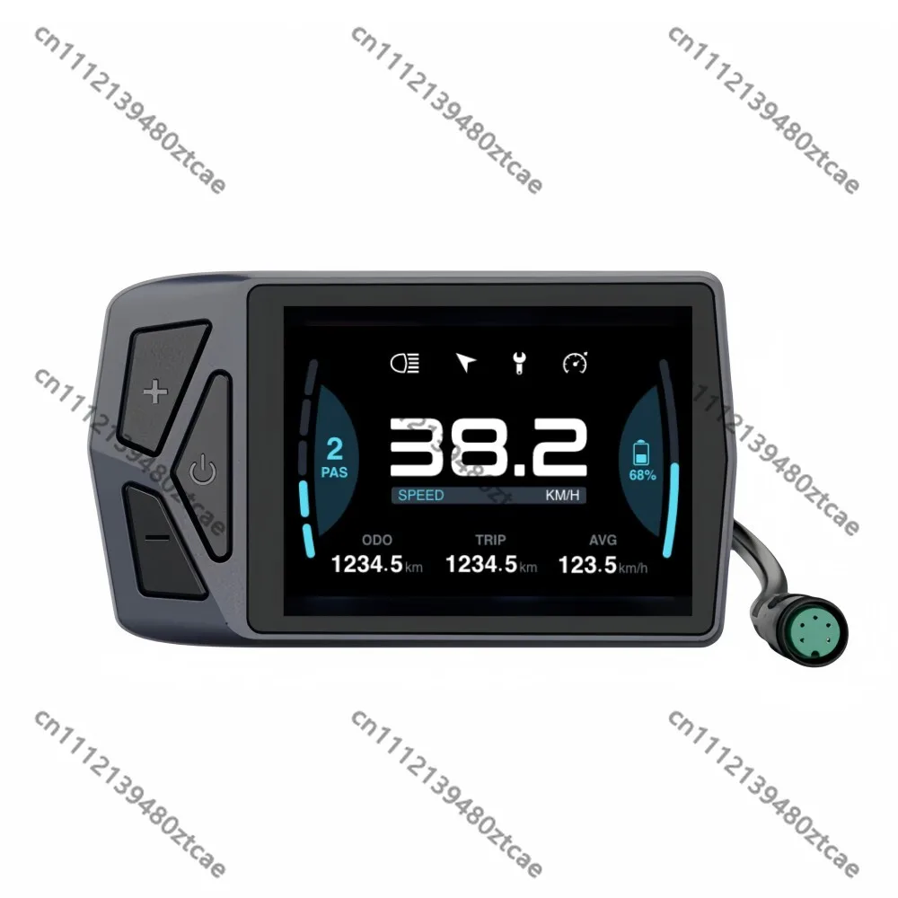 Фото Цветной ЖК-дисплей Bluetooth для электровелосипедов Mid Drive M510, M600, G340, G510 (дисплей-измеритель) №1