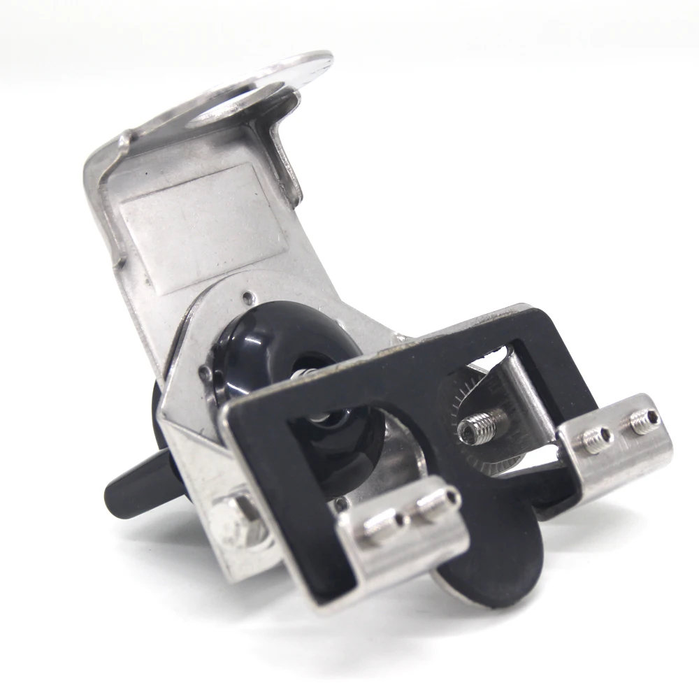 Mobile Car Walkie Talkie Radio Antenna Bracket Adjustable Angle Universal Silver Clip Edge For Car Hatchback Door Mount