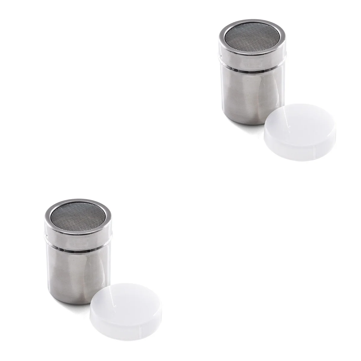 

Shaker Jar Seasoning Sugar Pepper Bottle Steel Condiment Container Salt Containers Pot Jars Storage Dispensercooking Mesh