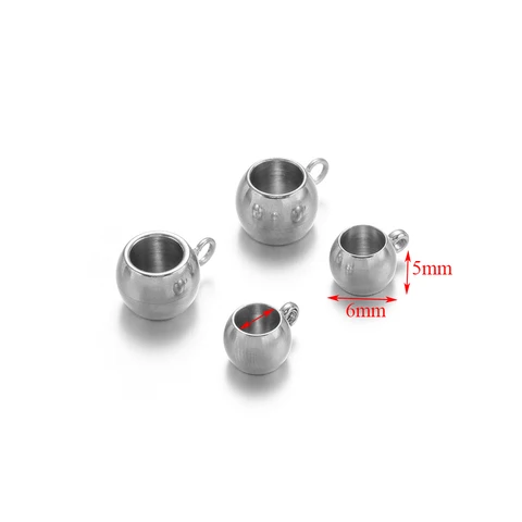 Бусины из нержавеющей стали Oklayn 20 шт.