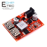 double usb port 3a 6 40v step down board 5v voltage stabilized power buck module