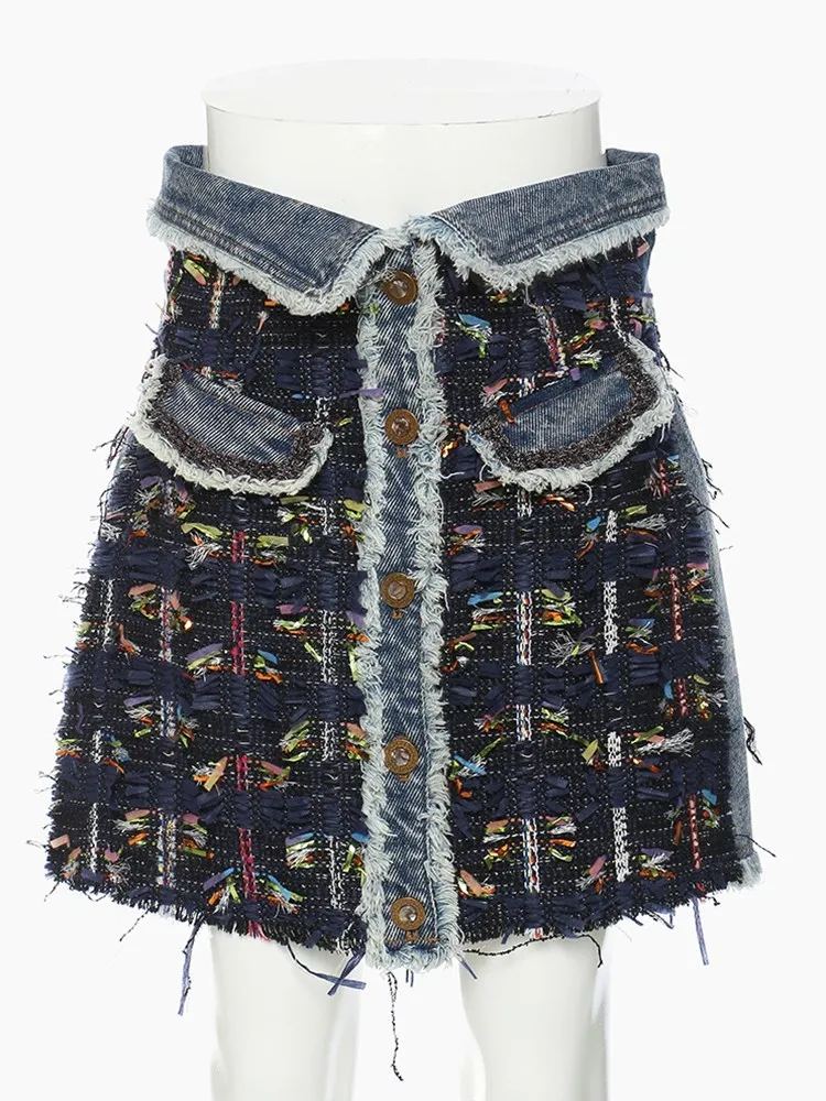 Рисунок 3 - Юбка женская облегающая однобортная из денима