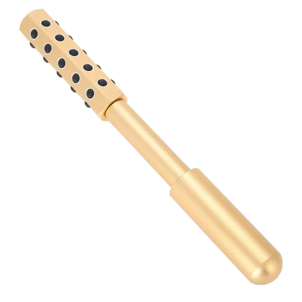 

Germanium Particles Face Anti Wrinkle Energy Beauty Bar Stick Fatigue Relief Massager Gold
