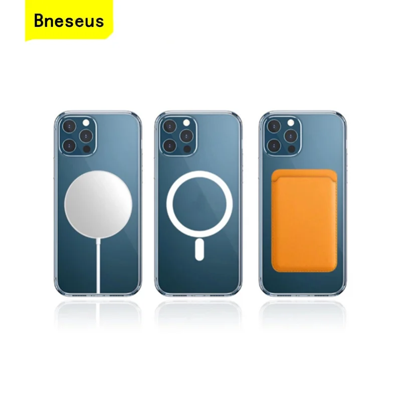 

Transparent Magnetic Cover For Apple iPhone 13 12 11 X XR XS Max 7 8 Plus 1:1 Original Wireless Charging Mobile Phone Cover