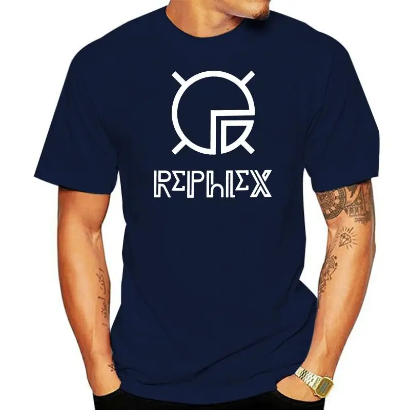 Mens Rephlex Records T-Shirt Aphex Twin Afx Warp Bochum Welt Kosmik Kommando Cylob