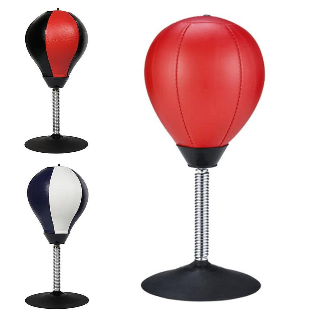 

Quality Design Desk Boxing Ball Leather Pear Punching Ball Office Cathartic Speed Ball Boxing Bag Fitness Sports Accessories