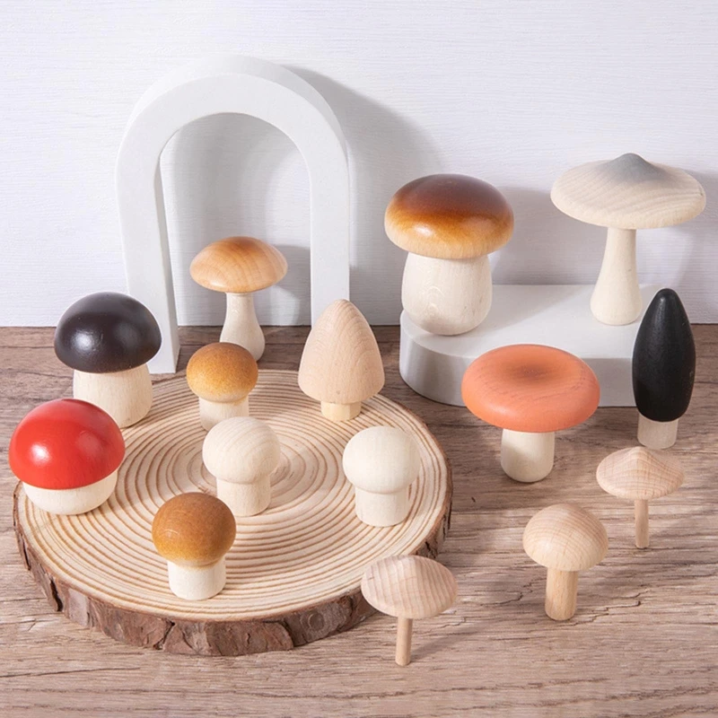 

GXMB Kids Pretend Puzzle Mushroon Picking Developmental Game Indoor Accessories Educational Play Funny Table Toy Best Gift