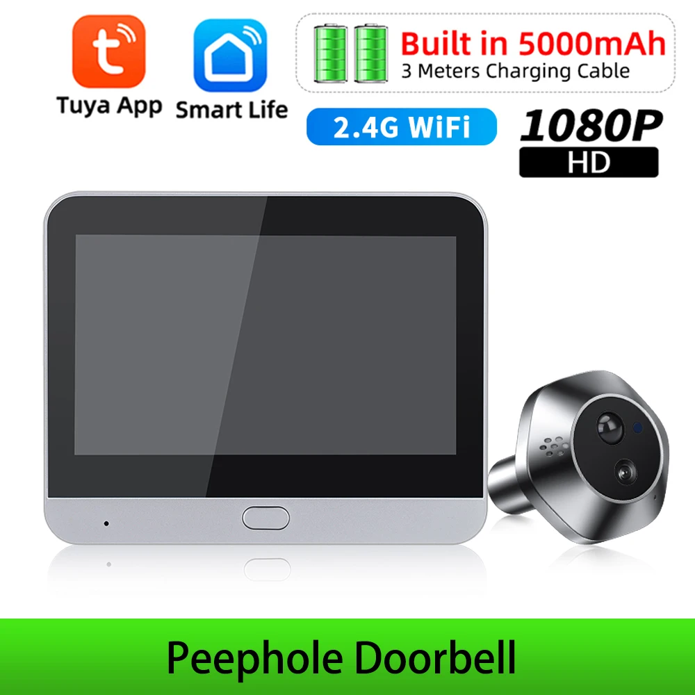 

Goelely Tuya Видеоглазок 1080P