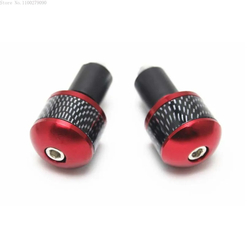 

22mm Motorcycle Handlebar Grips Bar End Plug Balance Carbon Fiber Plug Universal Motorcycle Modification Accessories Grips B