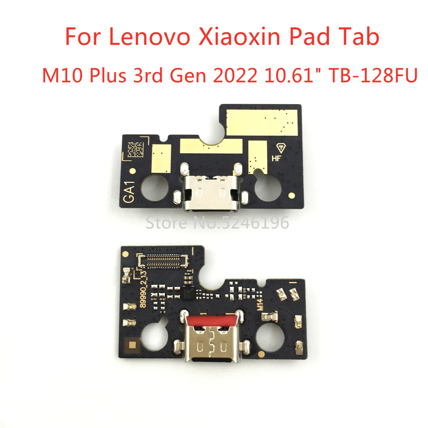 1 шт. USB-разъем для зарядного порта, гибкий кабель для Lenovo Xiaoxin Pad Tab M10 Plus 3rd Gen 2022 10,61 дюйма TB-128FU TB-128, сменная деталь (art.: 3920c84533afb) - 3920c84533afb