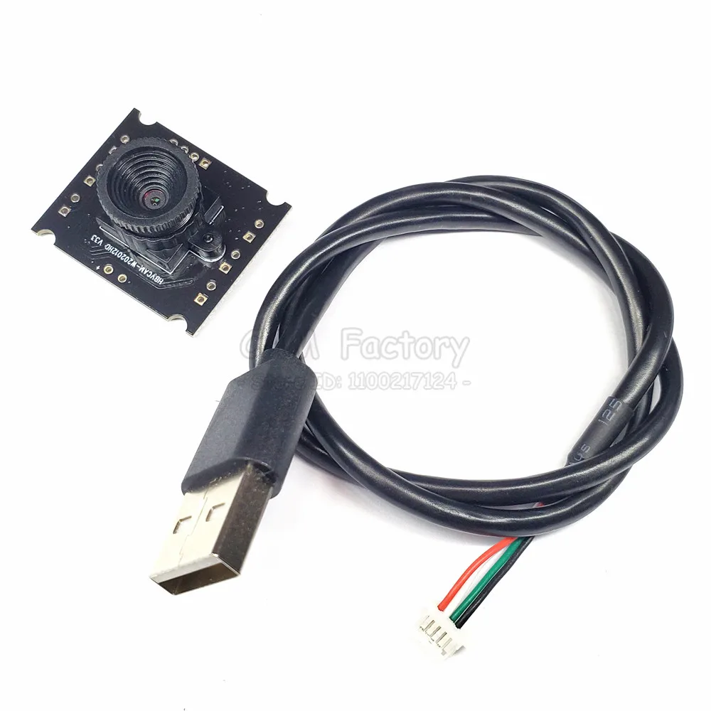 1 Million Pixels Driver-free CMOS Sensor 650nm OV9726 USB Camera Module Board PC with Cable Focal Lens Adjustable |