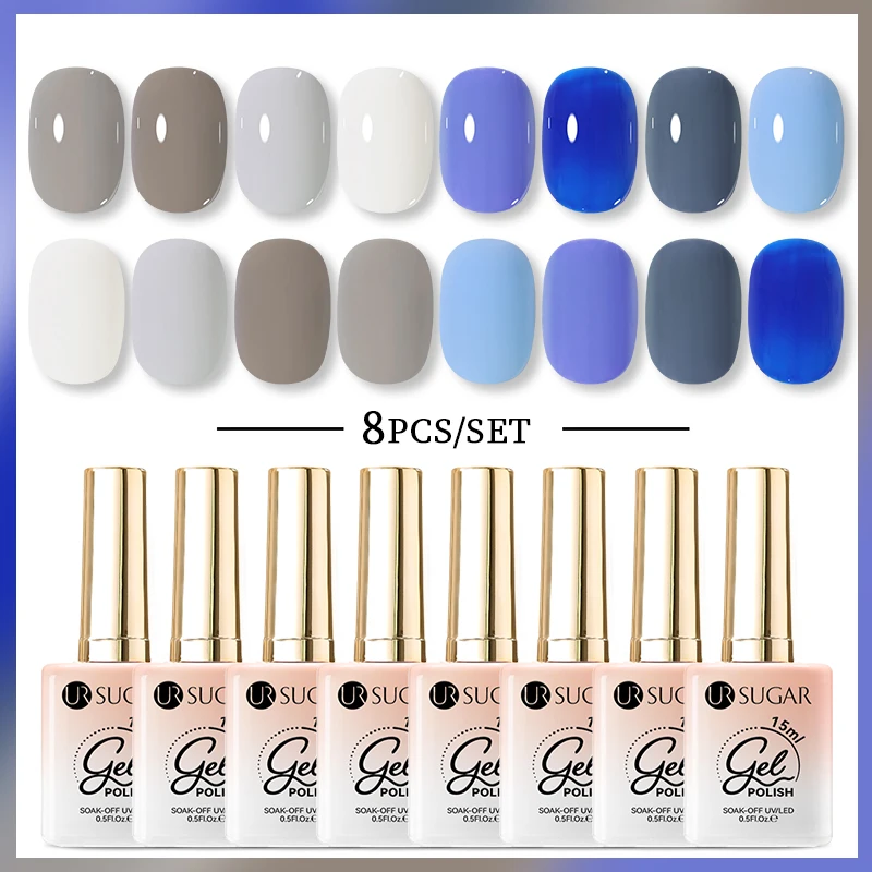 UR SUGAR 15 мл цветной гель-набор цветов долговечный для маникюра полуперманентный
