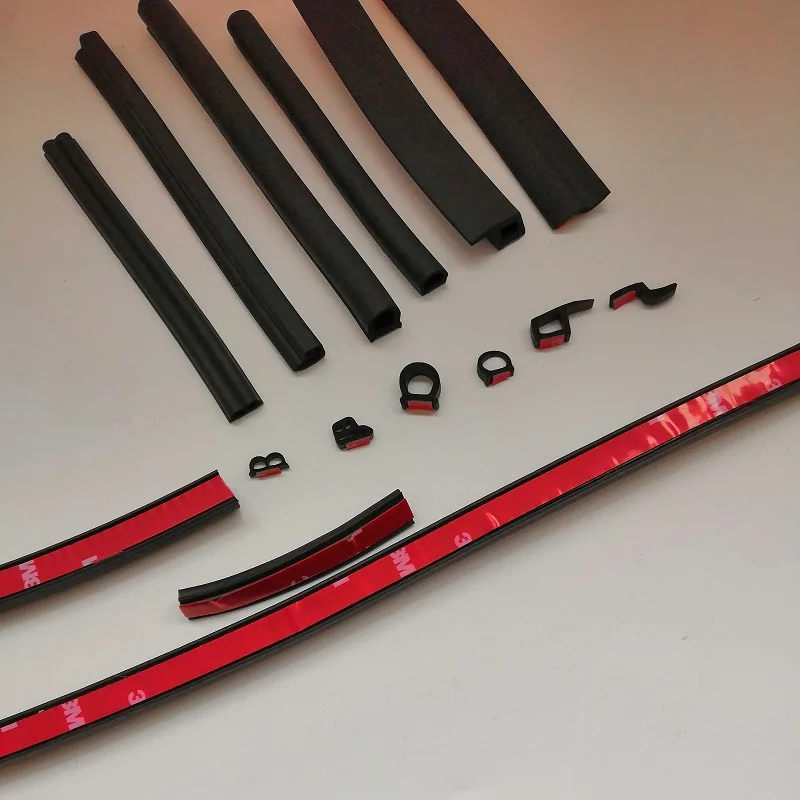 Резиновое уплотнение для автомобильных дверей лента длиной 4 метра в форме D