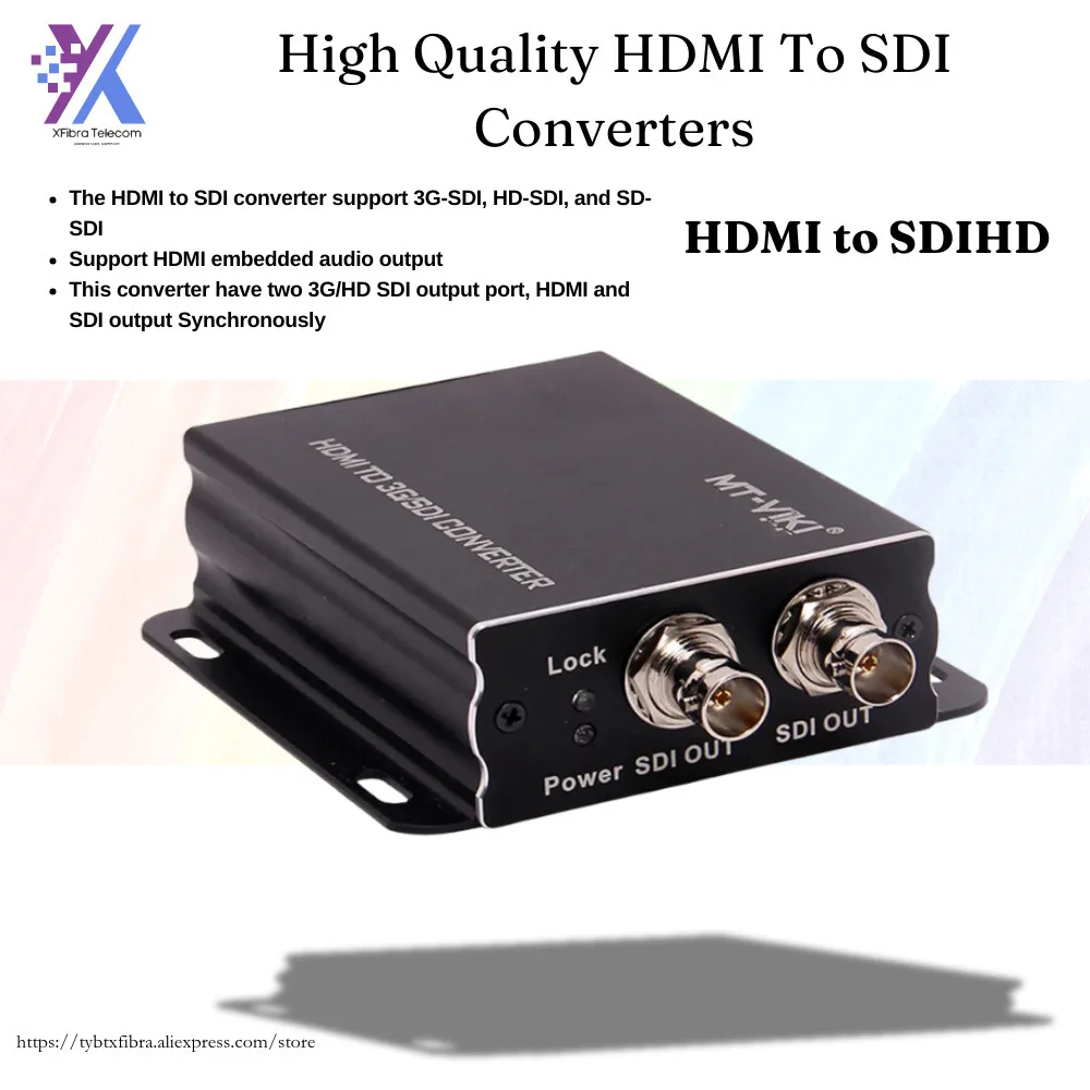 Высококачественные преобразователи HDMI в SDI поддержка 1920X1080p HD совместимые с 3G-SDI и