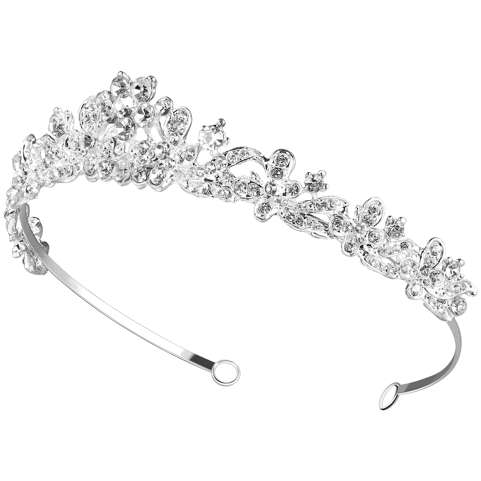 

Crystal Headband Bridal Hair Loop Bride Tiara Wedding Tiaras Women Jewelry Miss