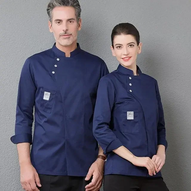 Рабочая униформа шеф-повара с длинными рукавами на осень/зиму идеально