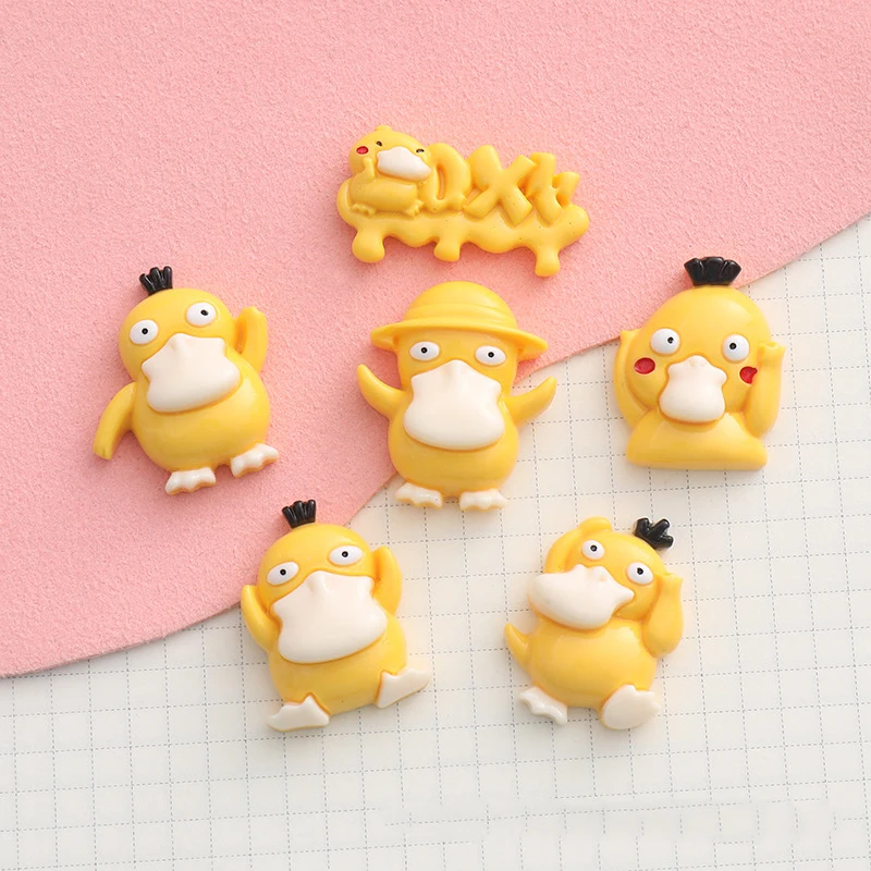 Аксессуары для покемонов сделай сам милый телефон Ppsyduck Пикачу украшения