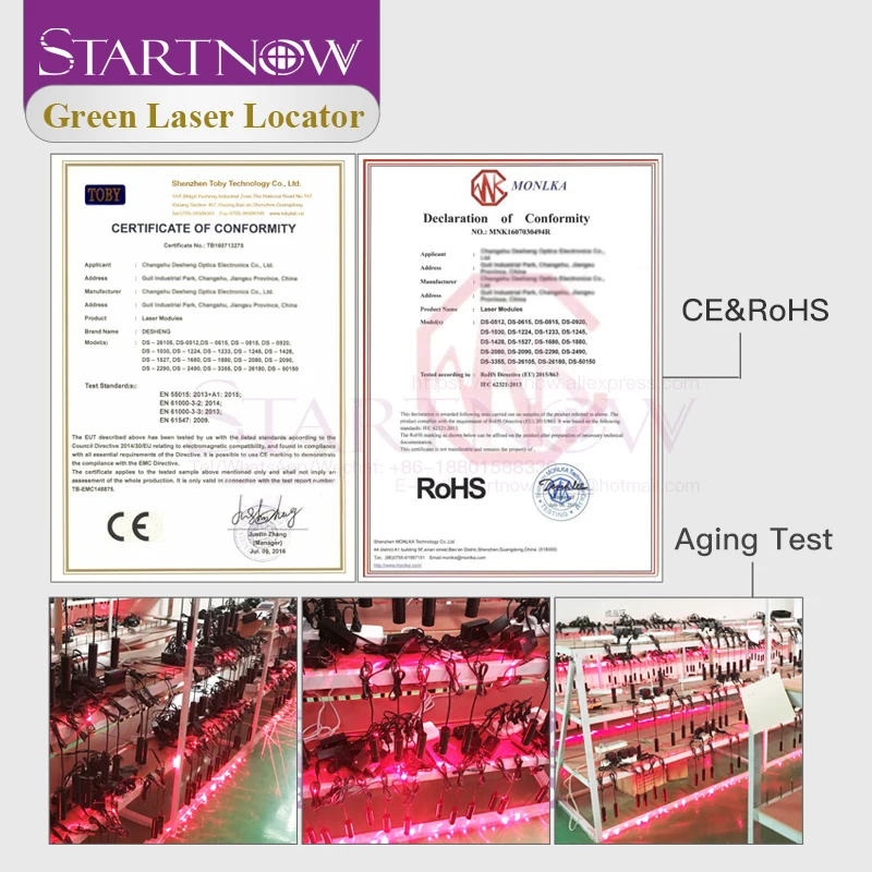 Фото Лазерный модуль Startnow 250 нм 30 мВт, инфракрасный лазерный указатель с зелеными линиями и перекрестками для промышленного выравнивания, позиционирования и калибровки №5
