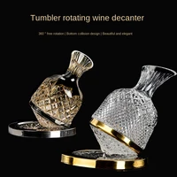 fast decanter red wine wine wine rotary decanter household crystal painted tumbler glass pot high grade