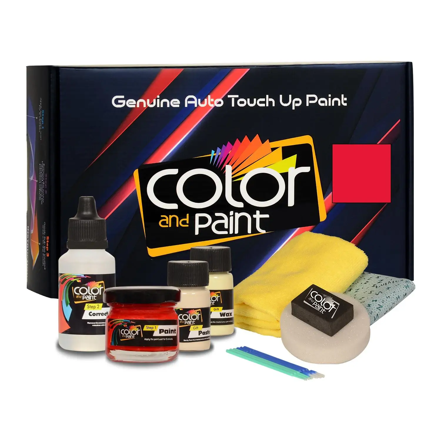 

Color and Paint compatible with Chevrolet Automotive Touch Up Paint - MAROON MET - W83E5135 - Basic Care