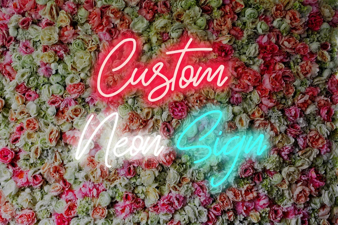 Personalised Custom Neon Sign LED Néon Light Hair Nails Store Business Logo Birthday Party Wedding Decoration Room Night Lamp
