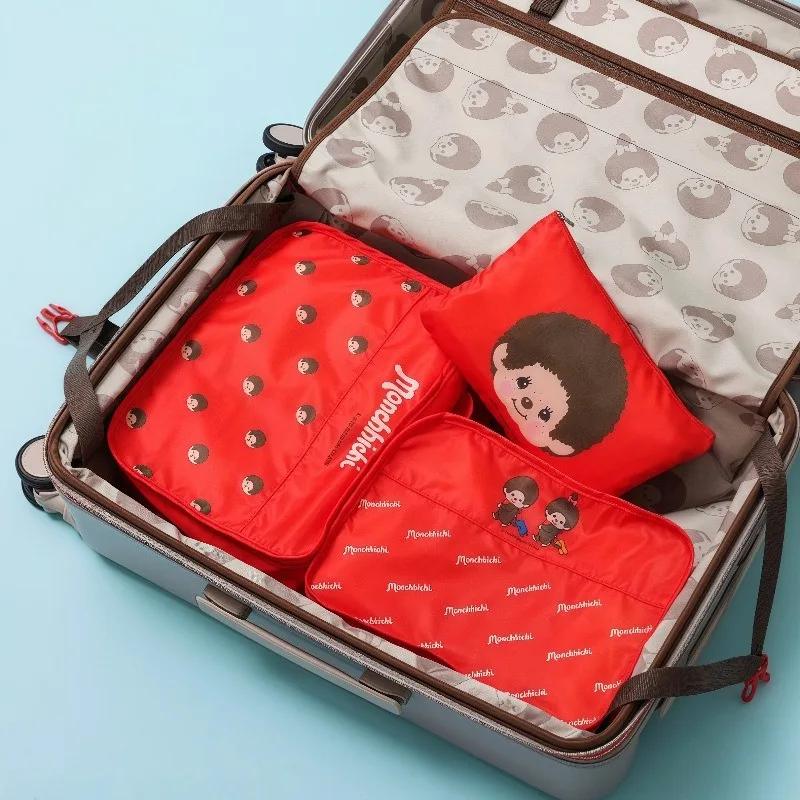 Набор из 3-х сумок Monchhichi: портативные дорожные сумки для хранения одежды и одеял, органайзеры, подарочная упаковка (art.: 3920da8a963cb) - 3920da8a963cb