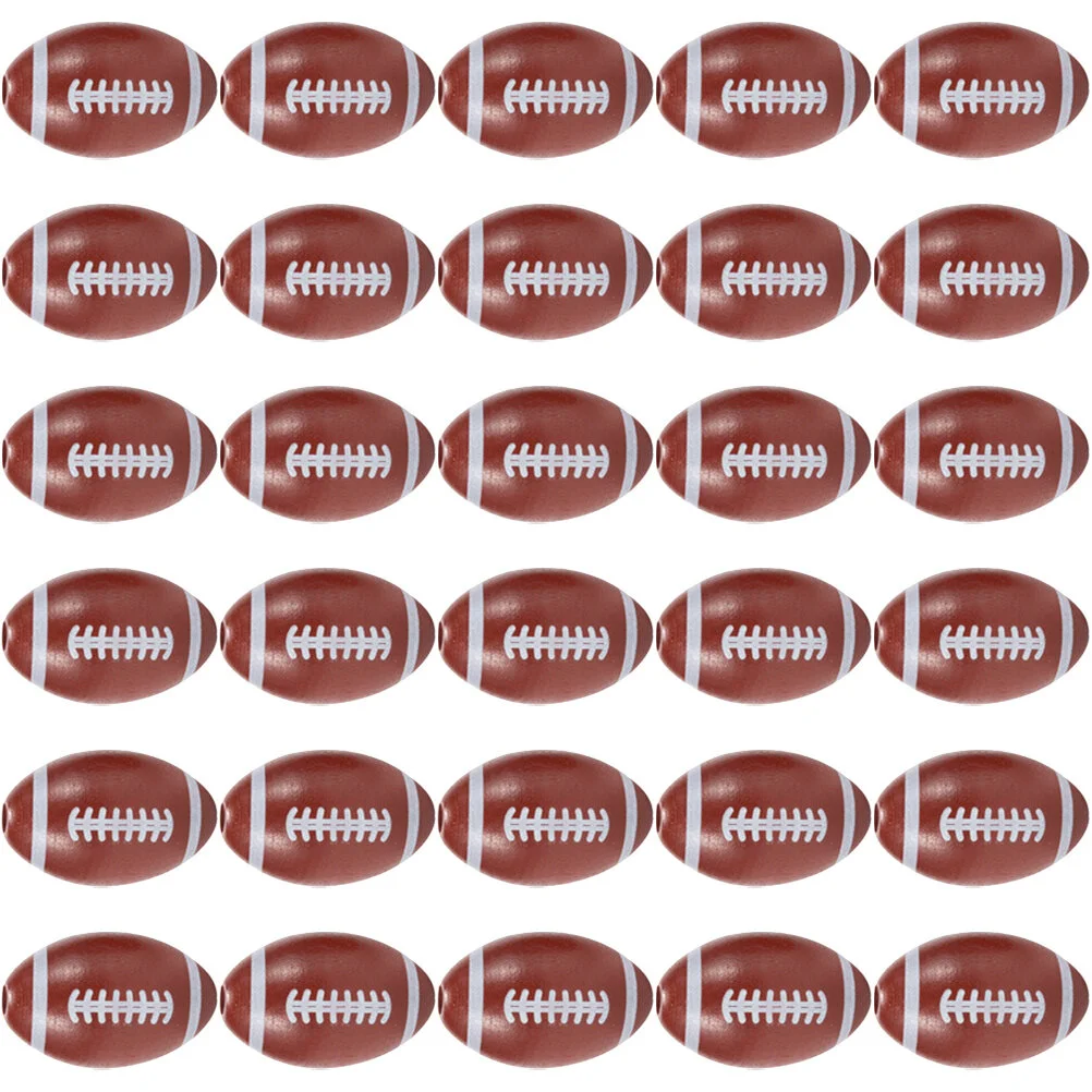 

30 Pcs Amulet Bracelets Beads Football Jewelry Making Beaded Choker Boys Spacer Necklace Charm Findings Charms