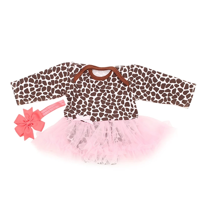 

18-22 Inch Simulation Rebirth Doll Clothes Doll Dress Reborn Baby Doll Clothes High Quality Dress