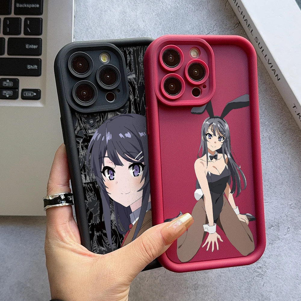 Чехол для телефона Sakurajima Mai Samsung Galaxy A73 A71 A55 A54 A53 A52 A51 A34 A33 A32 A23 A14 A13 A12 A06 4G 5G с