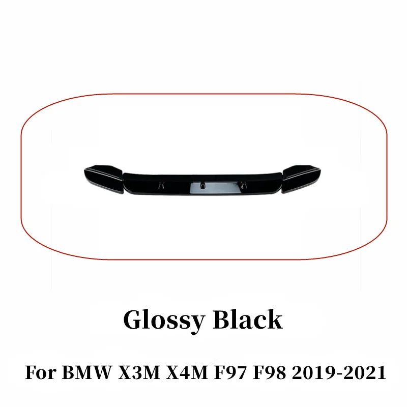 

Для BMW X3M X4M F97 F98 2019-2021 АБС-пластик автомобильный передний бампер губа подбородок спойлер Bodykit внешние аксессуары для тюнинга