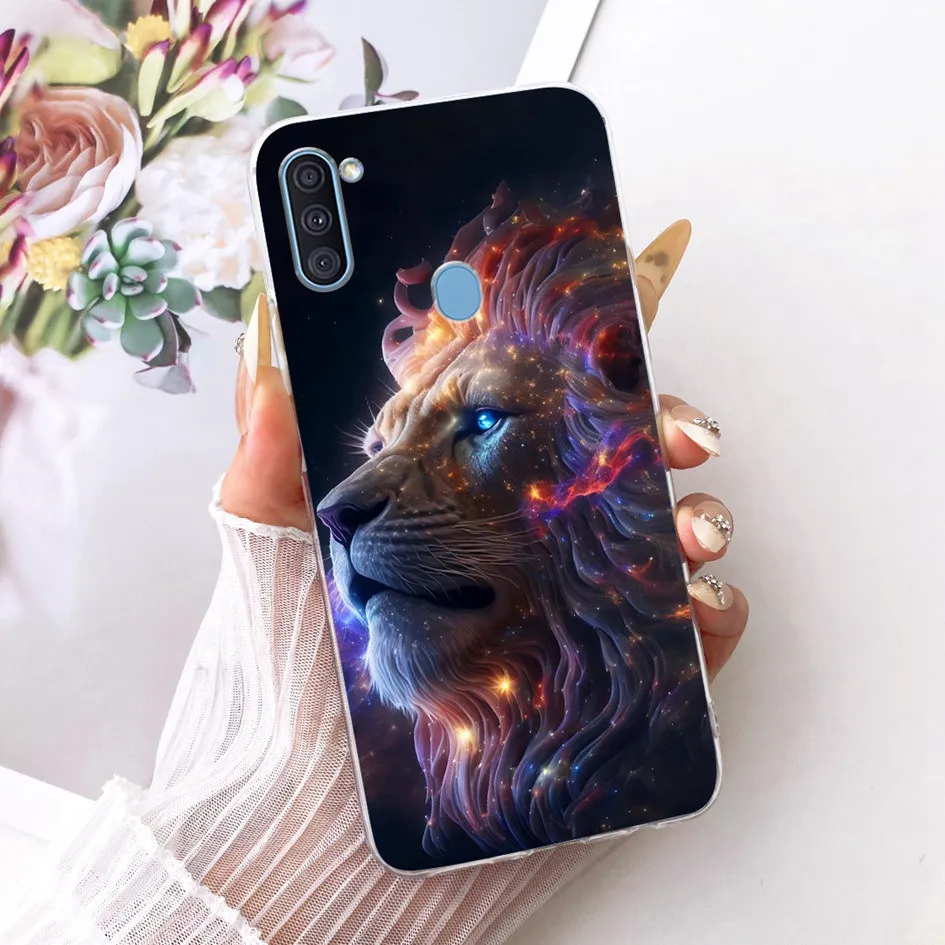 Фото Чехол для Samsung Galaxy A11 SM-A115F, мягкий силиконовый чехол с надписью Crown Letters для Samsung M11 SM-M115F, защитная задняя крышка для камеры №5