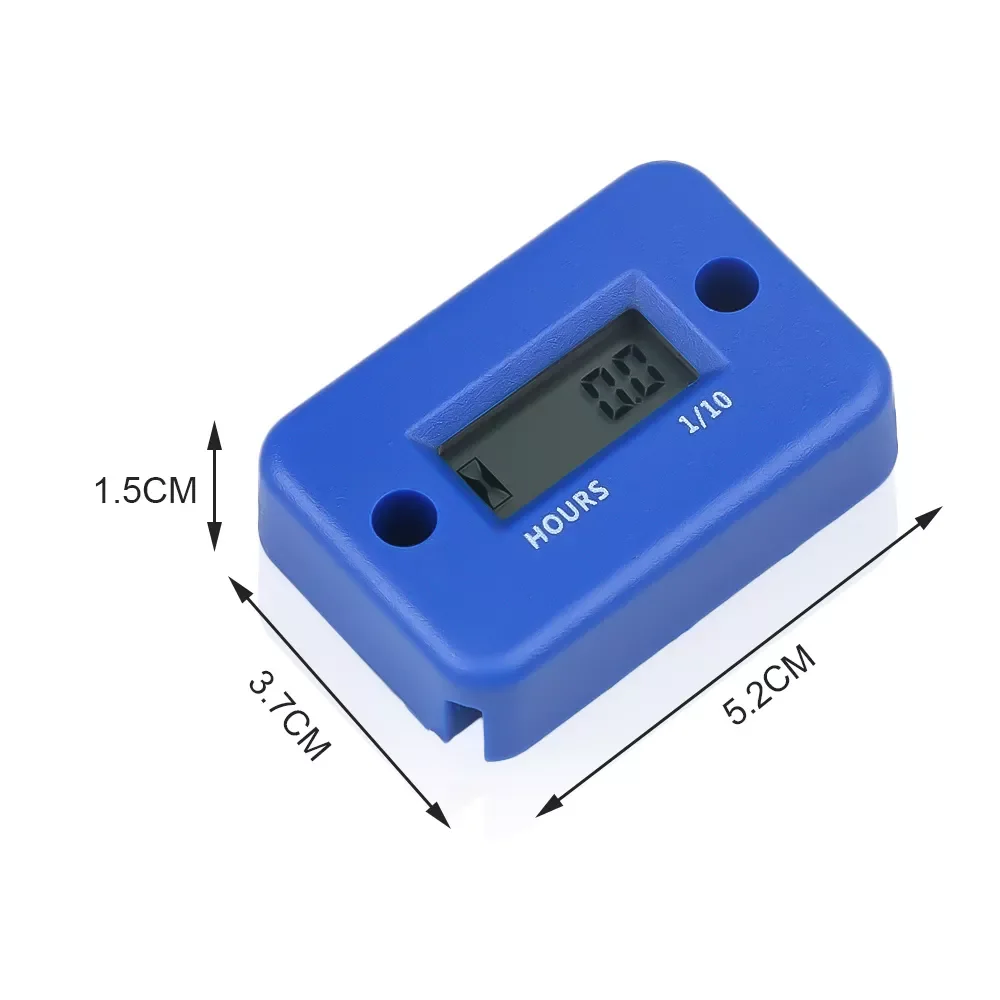 

Accesorios para auto Waterproof Digital Tach Hour Meter LCD Counter For ATV Motorcycle Instruments Snowmobile Gasoline Boat Gene