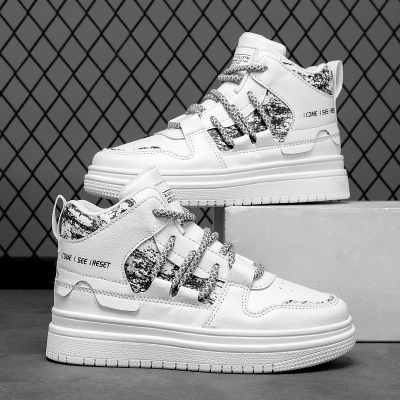 High Top Children's Sports Shoes 2022 Boys Girls Shoes Kids Tennis Footwear Breathable Basketball Shoes Kids Basketball Sneakers