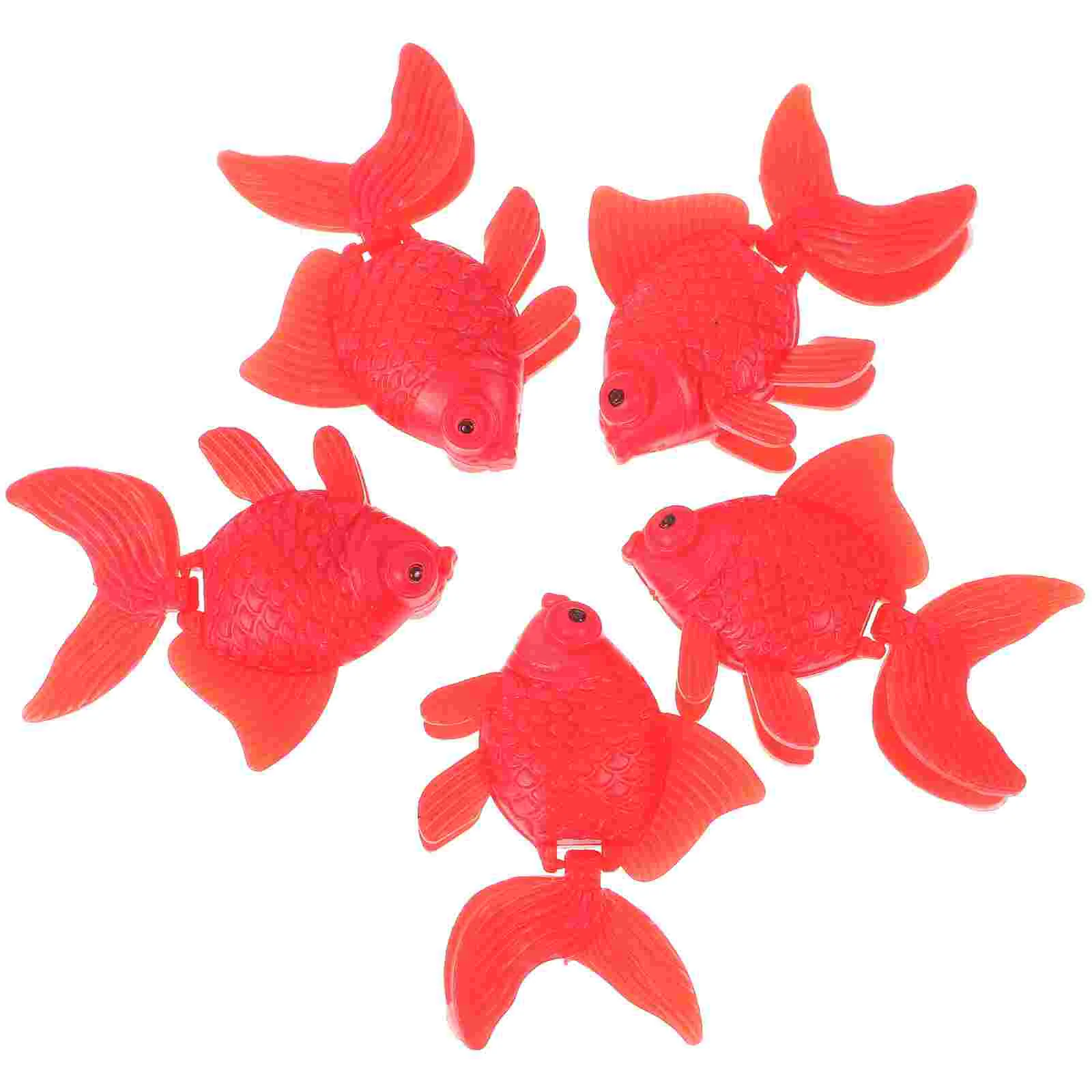 

Artificial Goldfish Fake Tropical Tank Decoration Simulation Aquarium Plastic Small