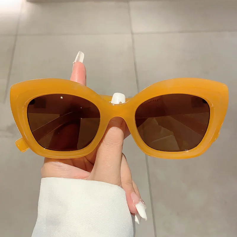 Роскошные брендовые дизайнерские Винтажные Солнцезащитные очки кошачий глаз